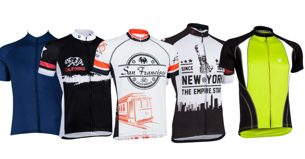 Image showcasing the excellence of USA-made cycling apparel.