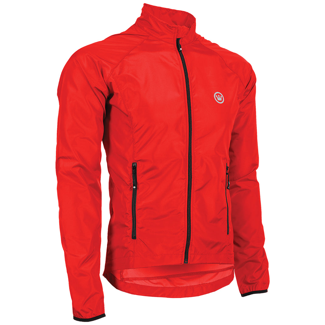 Men's Coaster Shell Red Cycling Jacket | Canari Cyclewear