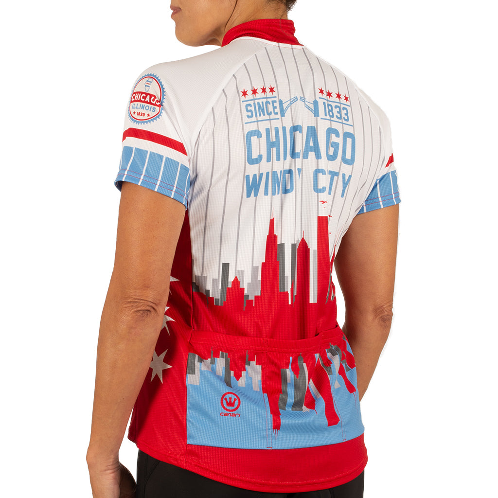 Women's Chicago Skyline Cycling Jersey | Canari Cyclewear MD / Multi