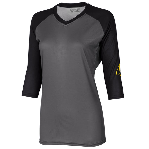 Women's Grey Corral 3/4 Sleeve MTB Jersey